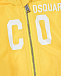 Желтая ветровка с принтом ICON Dsquared2 | Фото 3