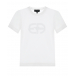 Белая хлопковая футболка с лого Emporio Armani | Фото 1
