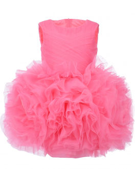 Розовое платье с пышной юбкой Sasha Kim Розовый, арт. SK DOLORES PIK FLAMIN | Фото 2