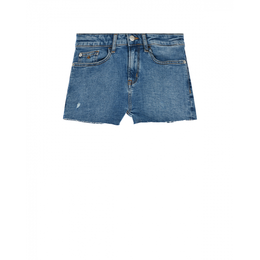 Синие джинсовые шорты Calvin Klein | Фото 1