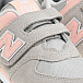 Кроссовки с розовым лого, серые NEW BALANCE | Фото 6