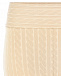 Бежевые леггинсы в рубчик Forte dei Marmi Couture | Фото 3