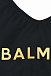 Черный топ с золотистым лого Balmain | Фото 4