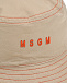 Панама с оранжвеым лого MSGM | Фото 3