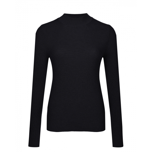 Джемпер черного цвета из шерсти и кашемира Pietro Brunelli | Фото 1