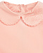 Розовое платье с вышивкой на воротнике Fendi | Фото 3