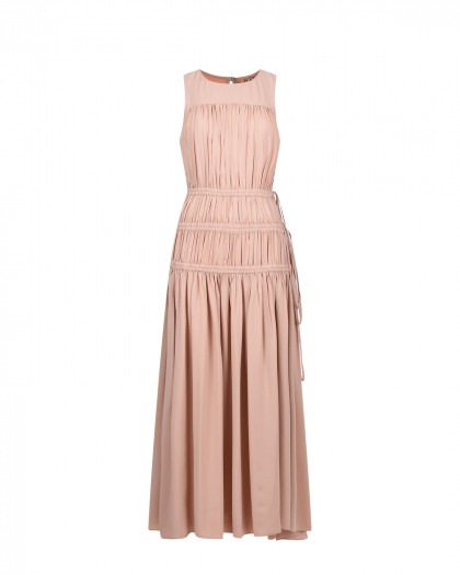 Розовое приталенное платье No. 21 | Фото 1