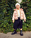 Розовая куртка-пуховик с контрастными вставками Moncler | Фото 4