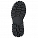 Черные ботинки челси с золотистыми резинками Moschino | Фото 5