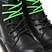 Черные ботинки с зелеными шнурками Diesel | Фото 6
