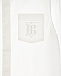 Белая рубашка с вышитой монограммой Burberry | Фото 4