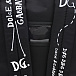 Черный рюкзак с белыми надписями, 35x35x13 см Dolce&Gabbana | Фото 5