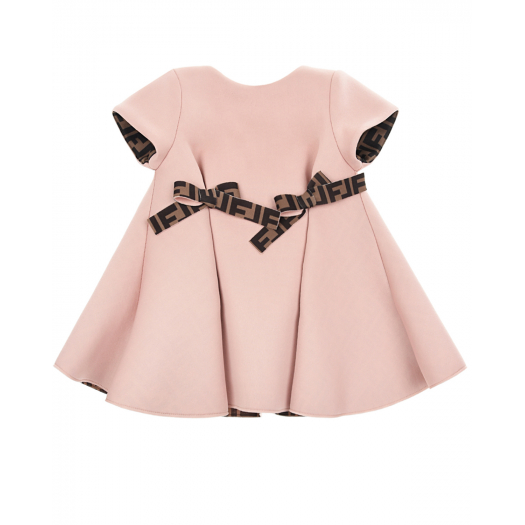 Розовое платье с бантами Fendi | Фото 1