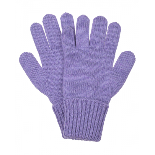 Сиреневые перчатки с отворотом Chobi | Фото 1