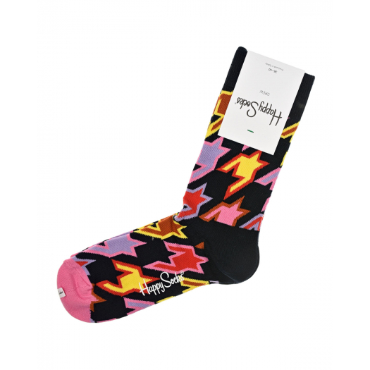 Носки с разноцветным принтом Happy Socks | Фото 1