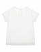 Белая футболка с принтом &quot;жемчуг&quot; Monnalisa | Фото 2