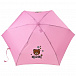 Розовый зонт с принтом &quot;мишка и звезды&quot;, 21 см Moschino | Фото 3