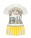 Платье с принтом &quot;прилавок с лимонадом&quot; Stella McCartney | Фото 1