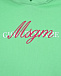 Зеленая толстовка-худи с логотипом MSGM | Фото 4