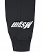 Черные спортивные брюки с красным логотипом MSGM | Фото 4