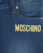 Синие джинсы с логотипом Moschino | Фото 5