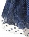 Синее платье с бархатными бантами David Charles | Фото 4