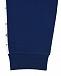 Синие спортивные брюки с белыми лампасами Emporio Armani | Фото 3