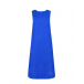 Льняное платье синего цвета Pietro Brunelli | Фото 1