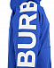 Синее пальто с капюшоном Burberry | Фото 3