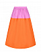 Оранжевая юбка с атласной вставкой MARNI | Фото 2