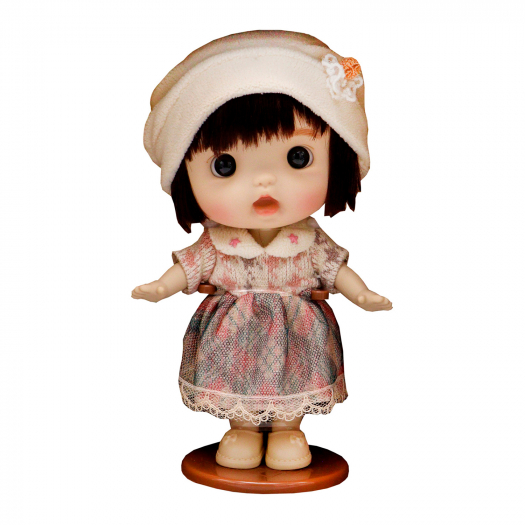 Кукла Baby Cute в шапке и платье 18 см Funky Toys | Фото 1
