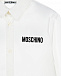 Белая рубашка с логотипом Moschino | Фото 3