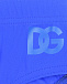 Синие плавки с логотипом в тон Dolce&Gabbana | Фото 3