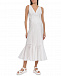 Белое платье с рюшей Philosophy Di Lorenzo Serafini | Фото 5