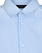 Голубая рубашка из хлопка с выделкой Dal Lago | Фото 4