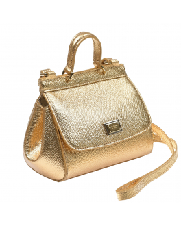 Золотистая сумка, 17x12x7 см Dolce&Gabbana , арт. EB0003 AH443 87542 | Фото 2