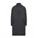 Черное пальто с числовым принтом MM6 Maison Margiela | Фото 1