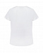 Белая футболка с лого и стразами TWINSET | Фото 4
