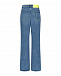 Голубые джинсы клеш с контрастной строчкой MSGM | Фото 5