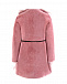 Розовое пальто с отделкой перьями Blancha | Фото 5