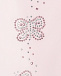 Светло-розовые колготки с бабочками из стразов Story Loris | Фото 2