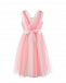 Розовое платье с поясом Aletta | Фото 2