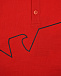 Красная футболка-поло с принтом Emporio Armani | Фото 4