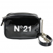 Черная лаковая сумка с логотипом 19х12х7 см No. 21 | Фото 1