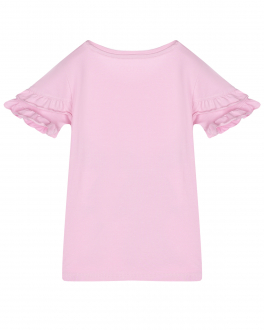 Розовая футболка с принтом &quot;кролик&quot; Guess Розовый, арт. K3RI19 K6YW1 A40I | Фото 2
