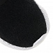 Черные кроссовки-носки с белым логотипом Monnalisa | Фото 6