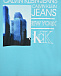 Голубая футболка с принтом &quot;Нью-Йорк&quot; Calvin Klein | Фото 3
