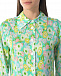 Зеленая блуза с цветочным принтом ROHE | Фото 6