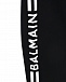Черные спортивные брюки с белыми лампасами Balmain | Фото 3