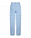 Голубые джинсы с разрезами на бедрах Forte dei Marmi Couture | Фото 2